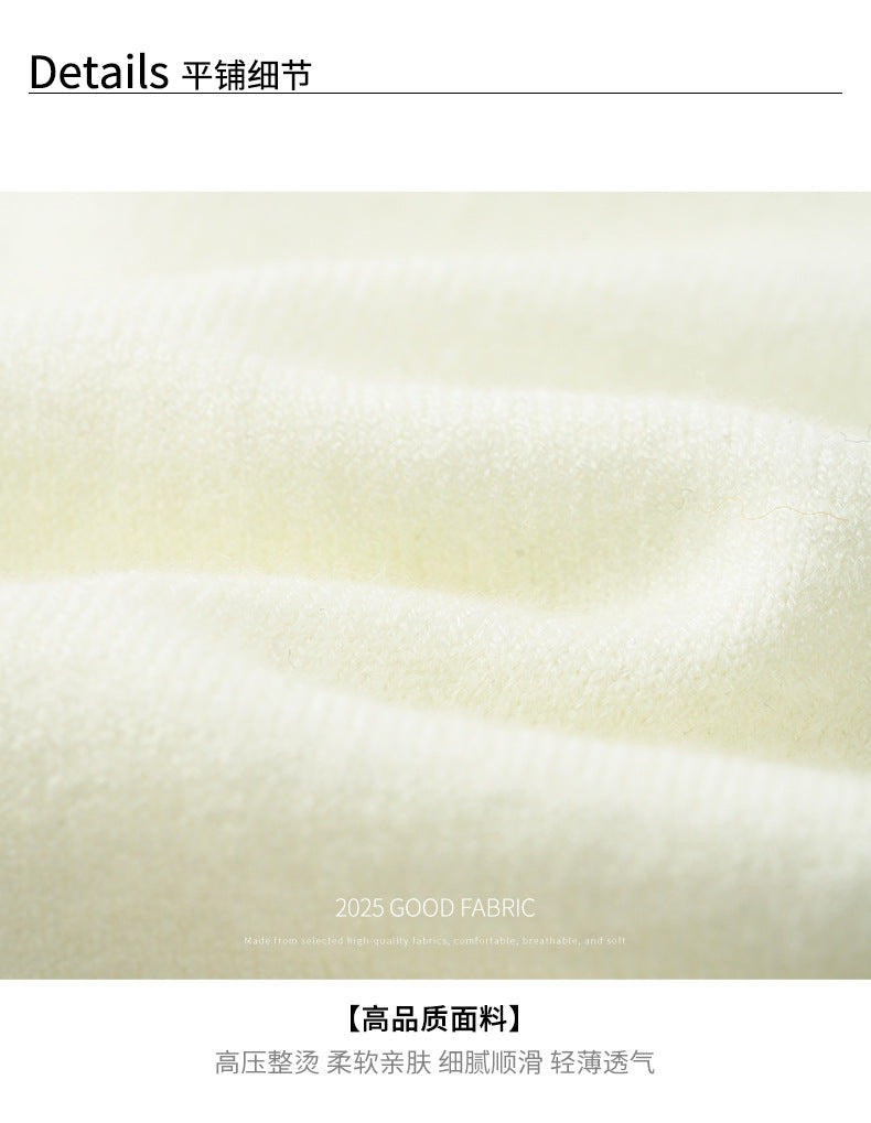 【H5481】實拍基礎6色堆堆領毛針織T恤251109