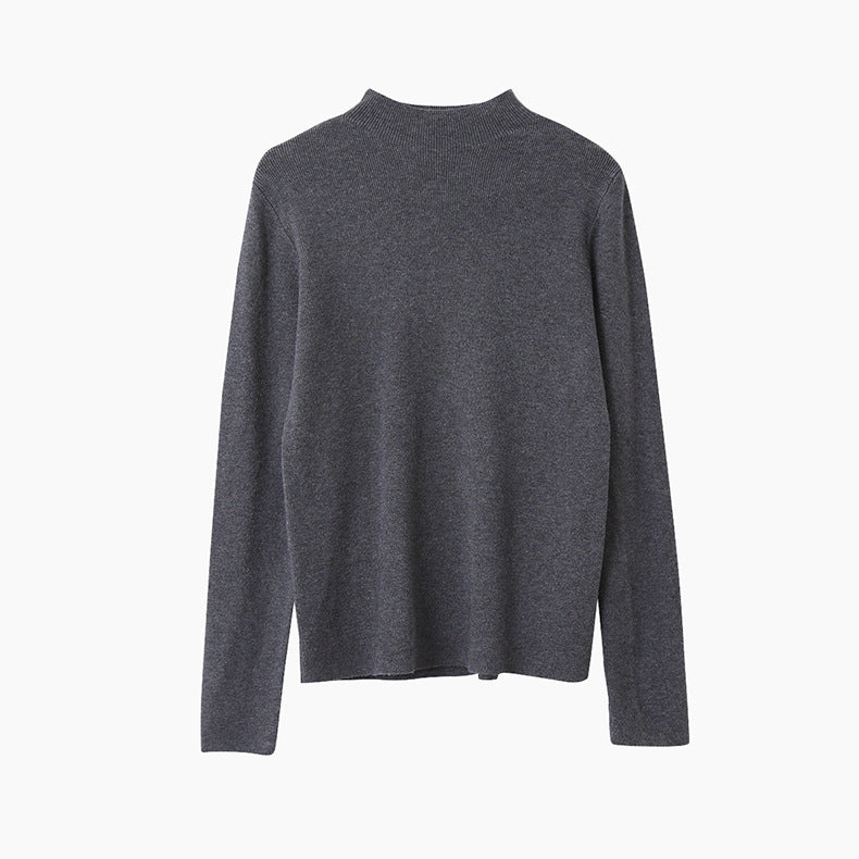 【LD11065】實拍半高領針織衫+針織背心251209