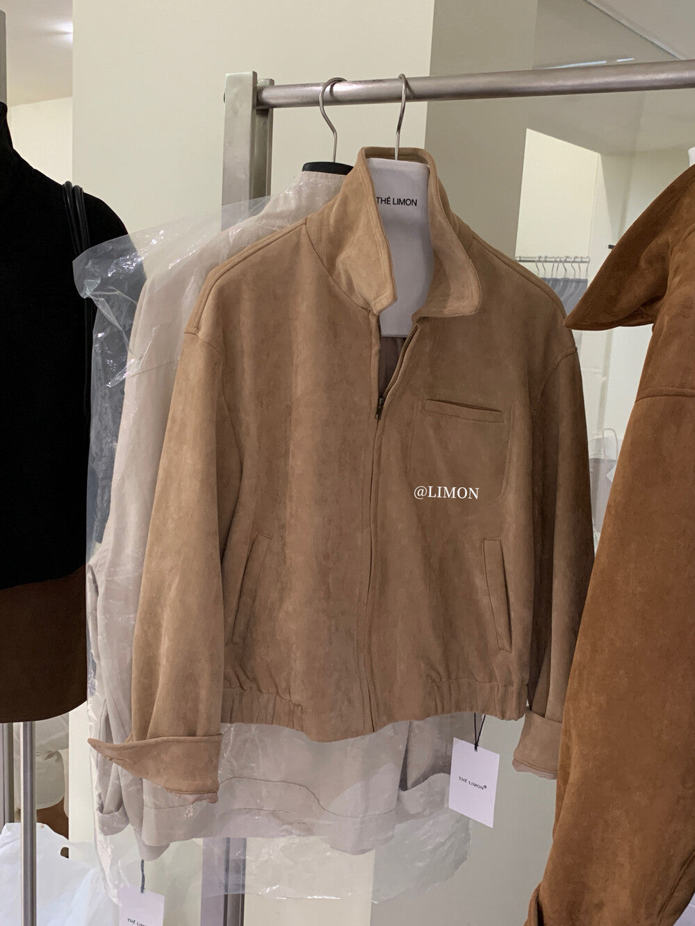 【L9150】實拍檸檬復古寬鬆羊津絨工裝長袖短外套251117