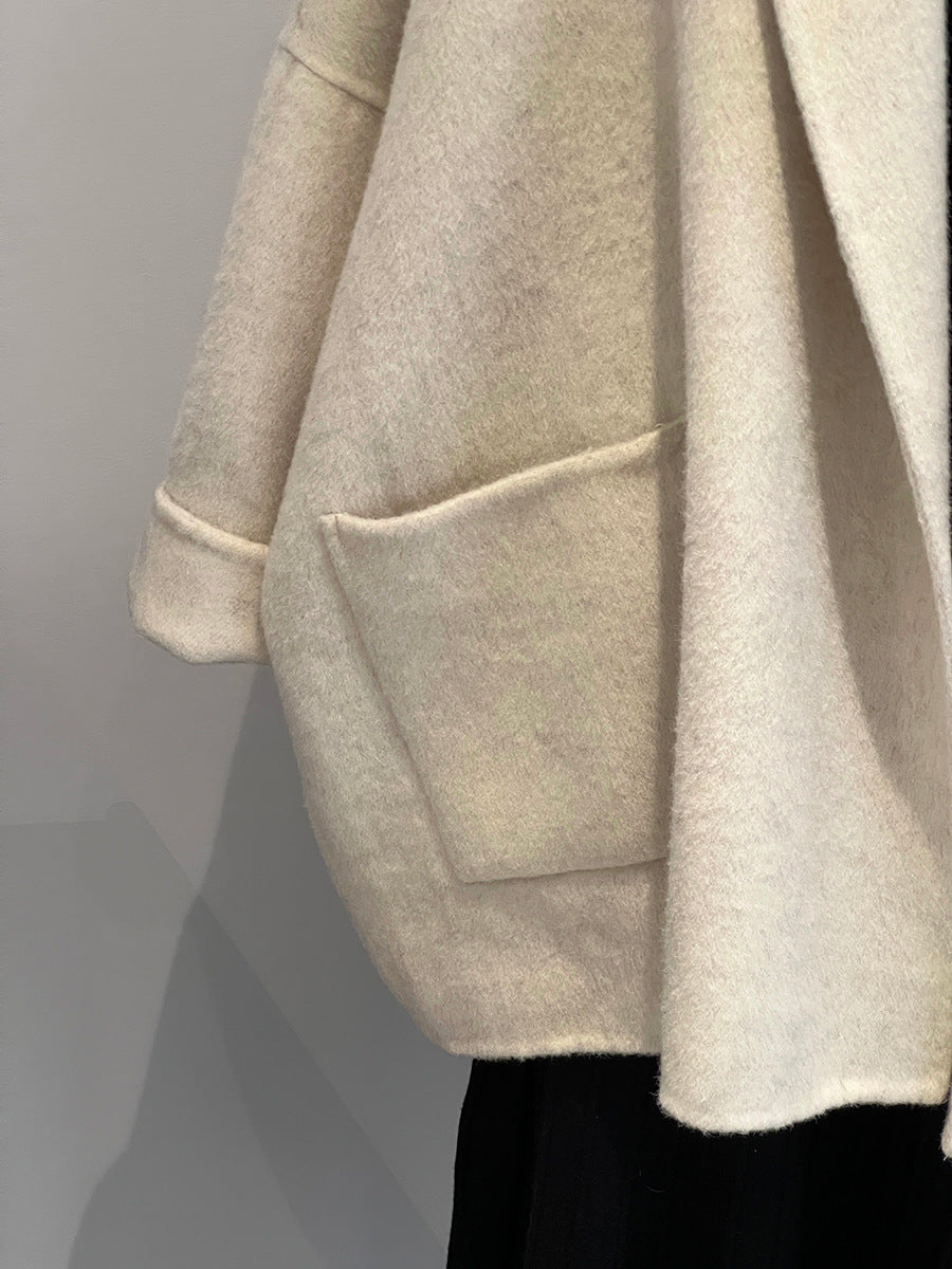 【cimz519】實拍冬天澳羊毛100%雙面呢大衣外套251201