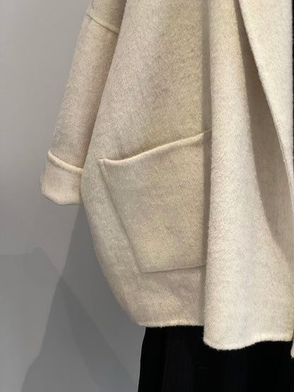 【cimz519】實拍冬天澳羊毛100%雙面呢大衣外套251201