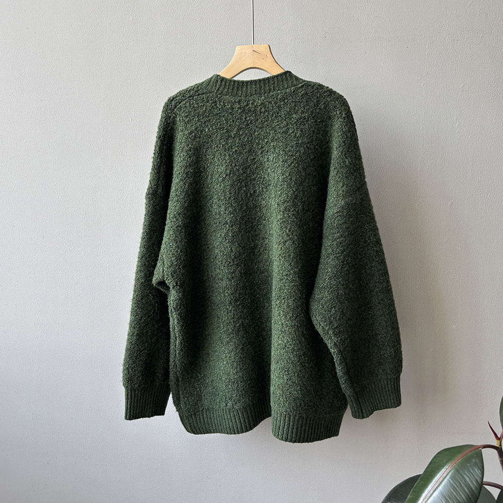 【Y237】實拍慵懶針織毛衣外套(含羊毛6%)251106