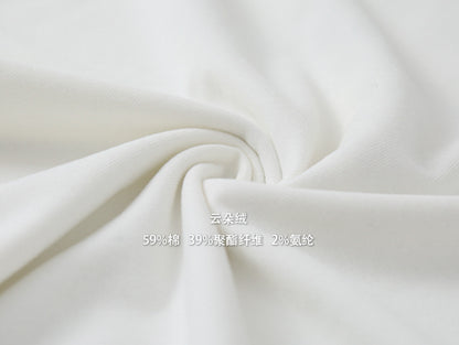 【LD11074】實拍大人系卡通雲朵絨長袖T恤251222