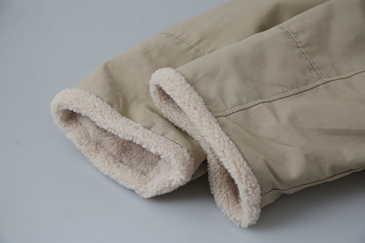 【LD11031】實拍冬天高級感加厚立領羊羔毛保暖夾克外套251124