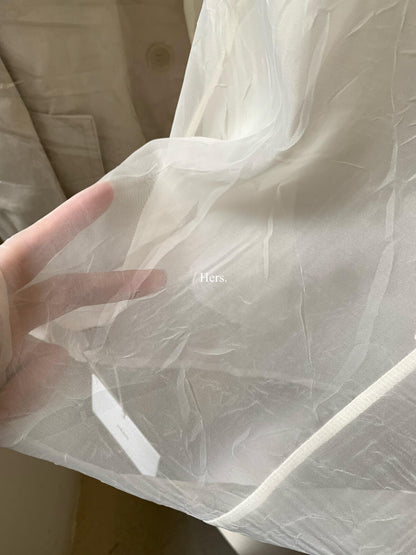 【L80333】Hers高CP值套裝！韓版微透綁帶薄長袖上衣+內搭細肩帶背心260323