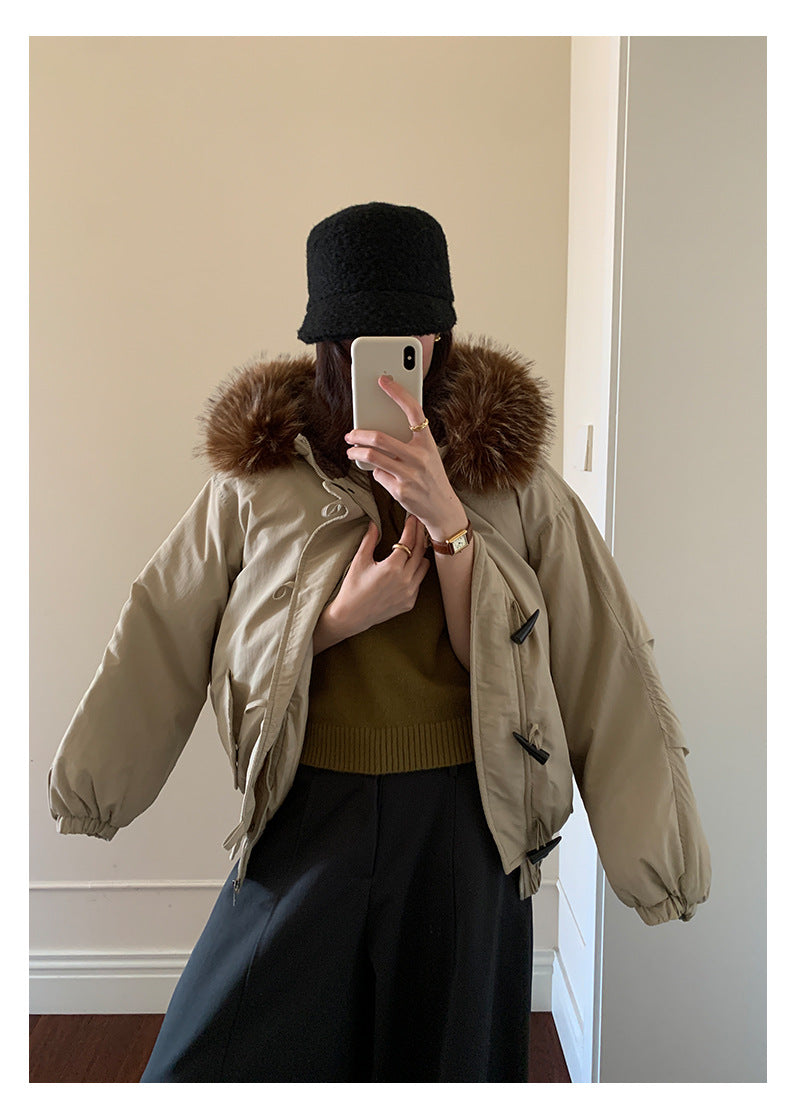 【H5516】實拍高領氣質短袖針織衫251125