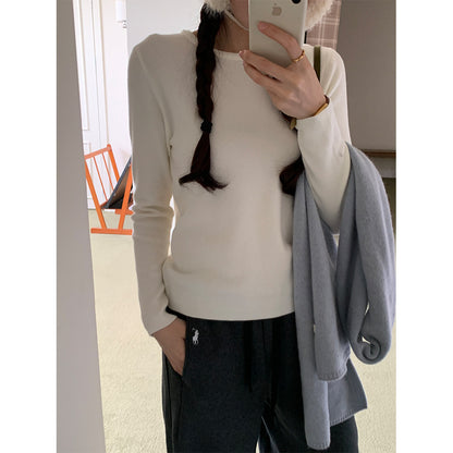 【H5510】實拍5色簡約雙層領針織T恤
251118