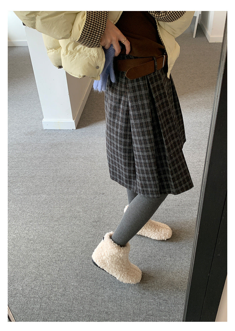 【H5504】實拍高腰收腹彈性超顯瘦連腳內搭褲一般款/加厚款251118