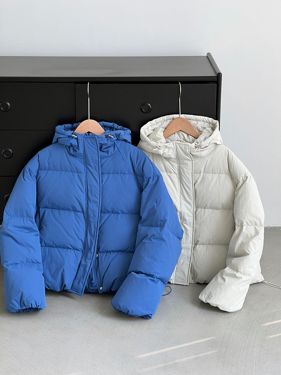 【cimz1728】實拍輕暖90％白鴨絨連帽羽絨外套251201