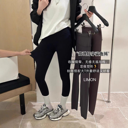 【L1237】實拍檸檬秋季高彈提臀無痕瑜伽褲緊身彈力250930