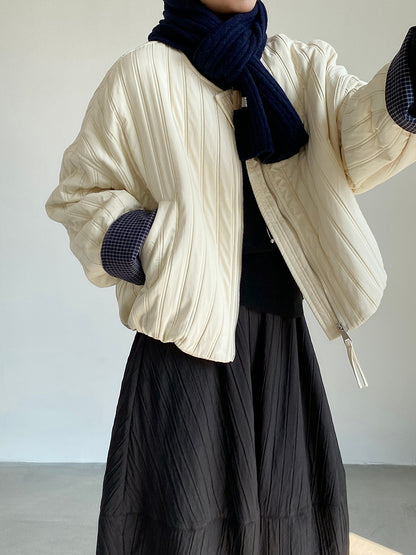 【cimz1706】實拍韓系氣質清新輕薄款棉服外套251120