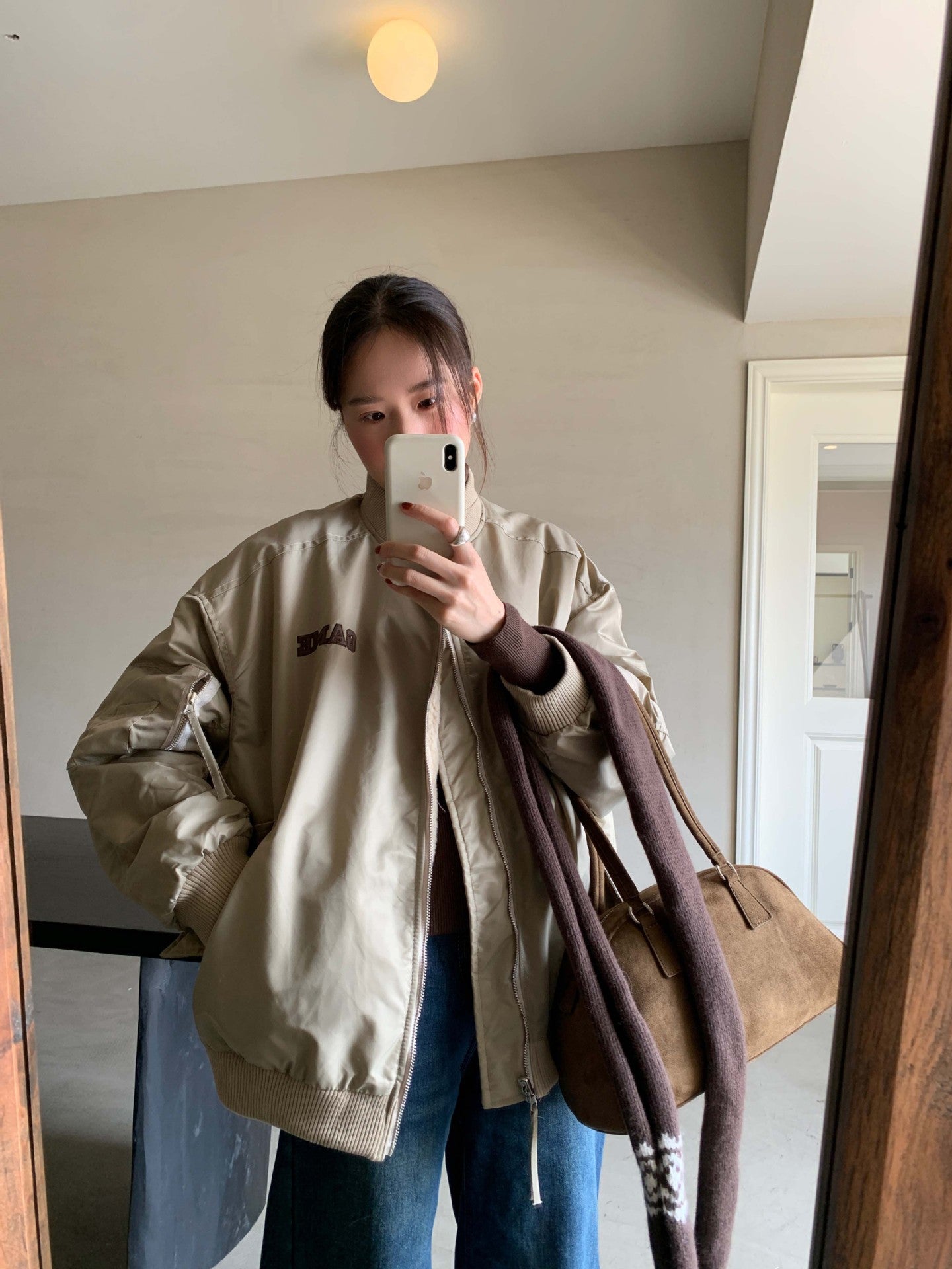 【H5526】實拍兩面穿|絨毛加厚棉服風衣外套251125