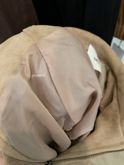 【L9150】實拍檸檬復古寬鬆羊津絨工裝長袖短外套251117