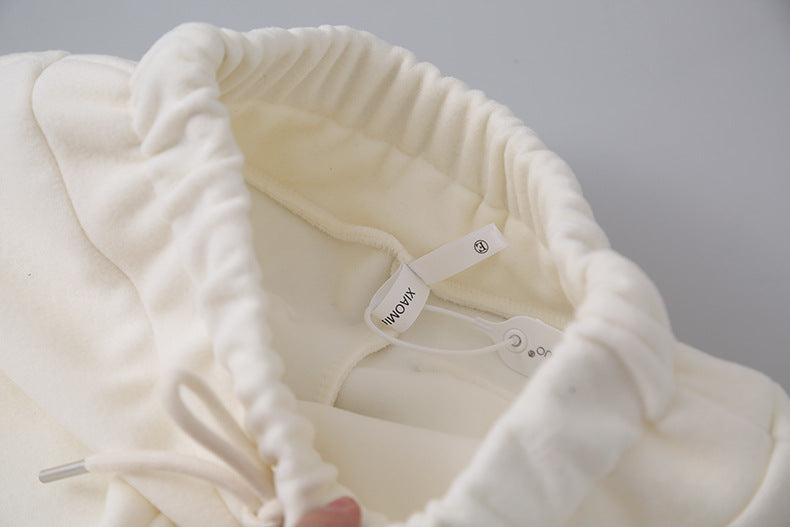 【LD11056】實拍慵懶高級感超修飾微喇叭衛褲251209