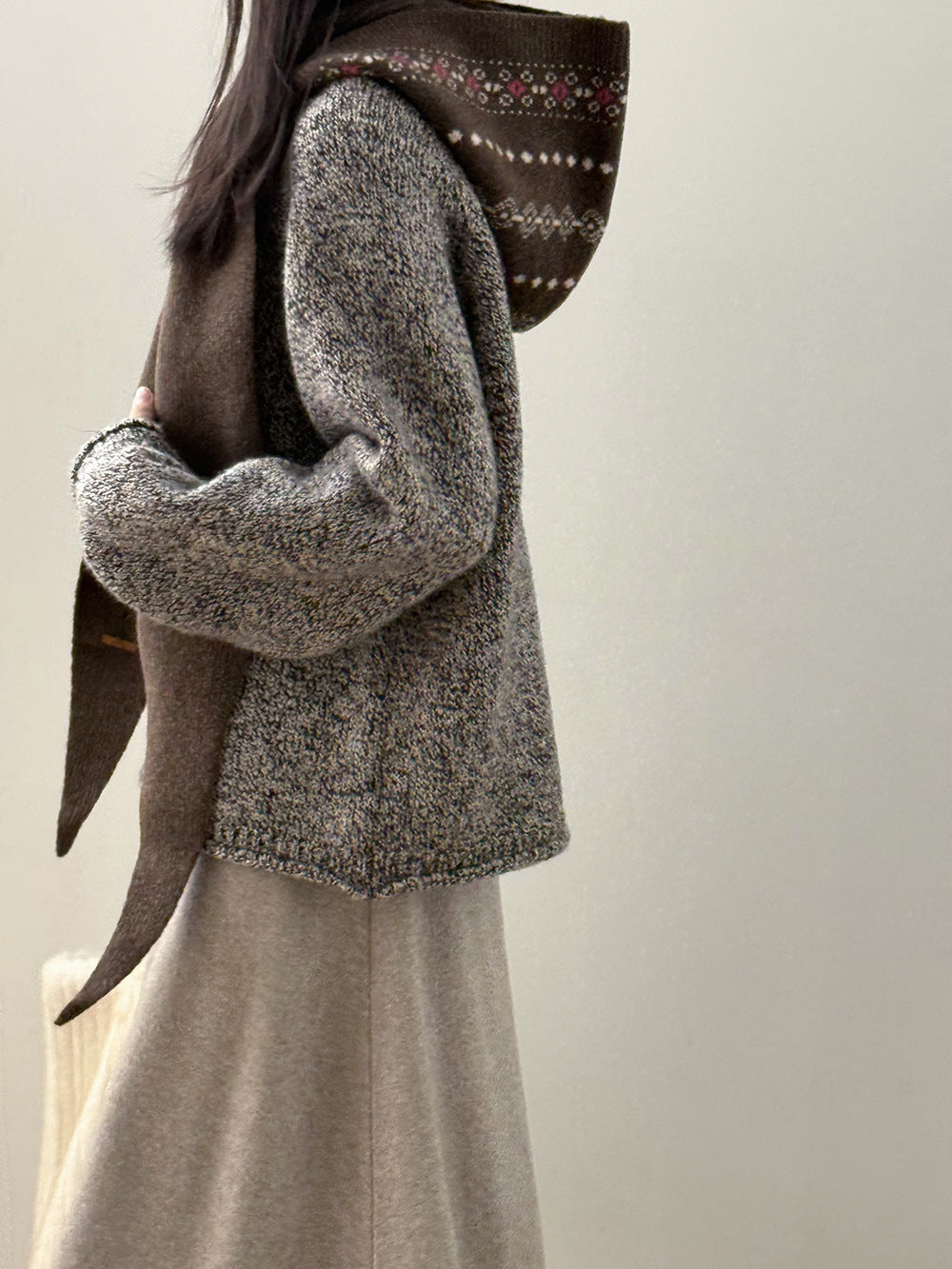 【Y276】實拍冬季軟糯慵懶保暖針織毛衣（棉羊毛10%)251106