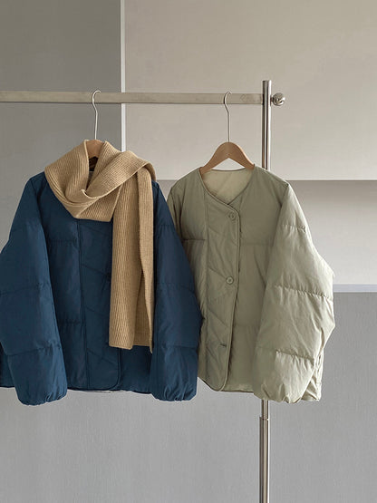 【cimz1010】實拍冬日温暖加厚90％白鴨絨羽絨外套大衣251128