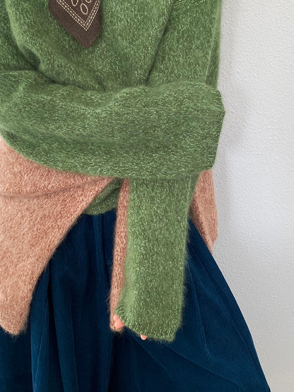 【cimz1373】實拍黑標奢柔雲朵 95羊毛5羊絨慵懶加厚針織毛衣251128