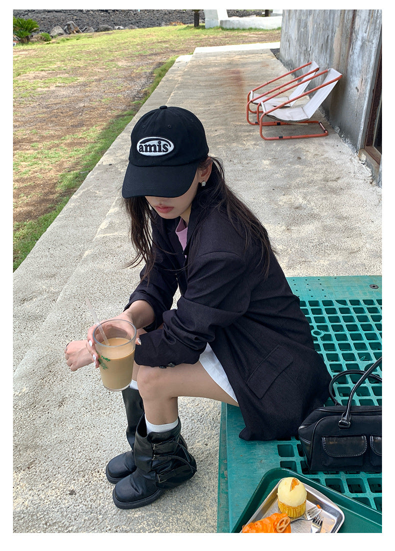 【H5385】實拍韓版秋季顯瘦休閒西裝外套250902