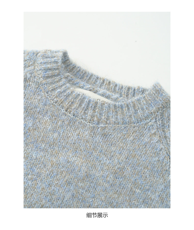 【H5505】實拍復古氣質花紗加厚針織毛衣251118