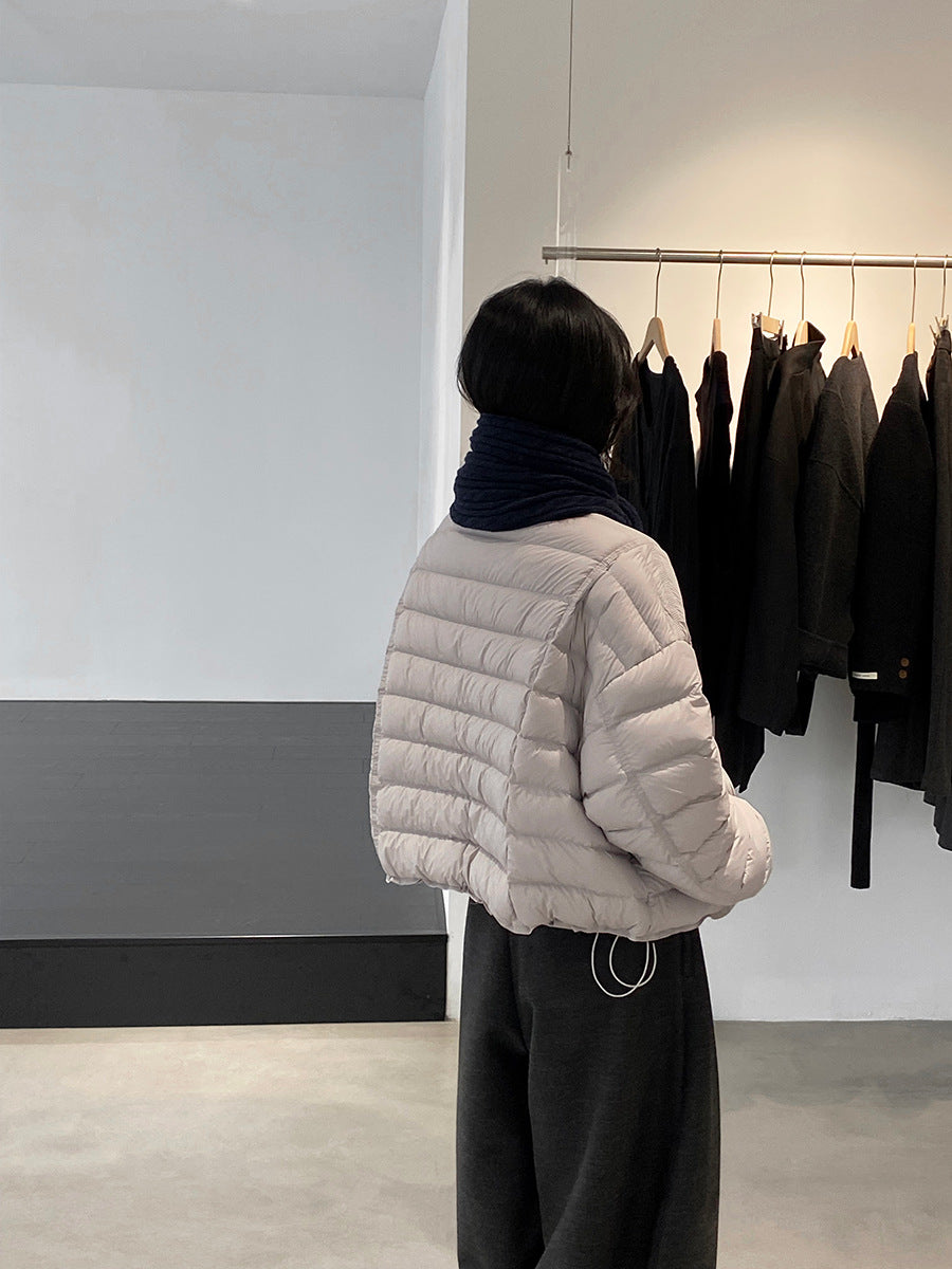 【cimz6383】實拍高領寶款排骨白鴨絨外套（白鴨絨90）251120