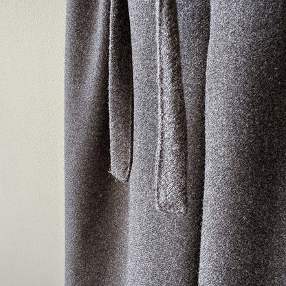 【Y82677】 實拍復古系帶加厚七分闊腿褲251023