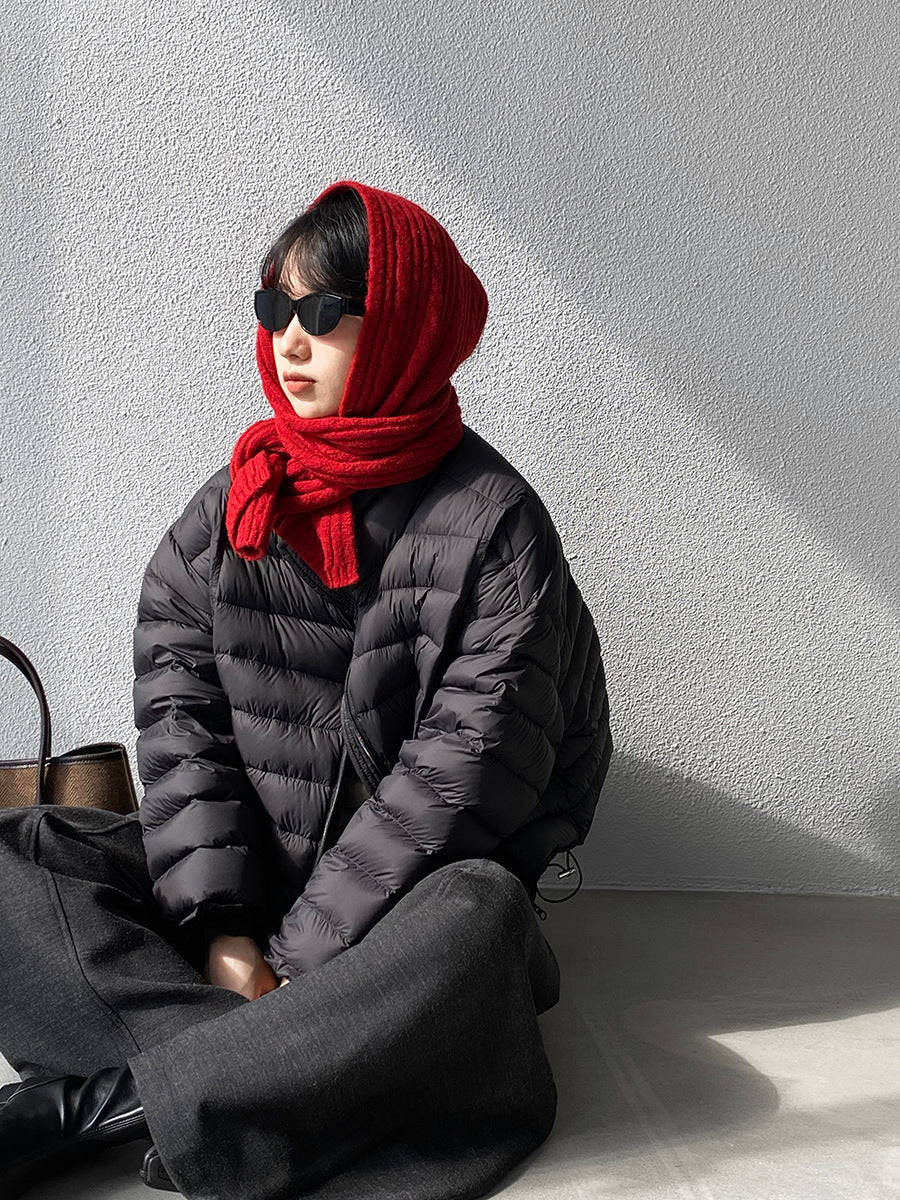 【cimz6383】實拍高領寶款排骨白鴨絨外套（白鴨絨90）251120