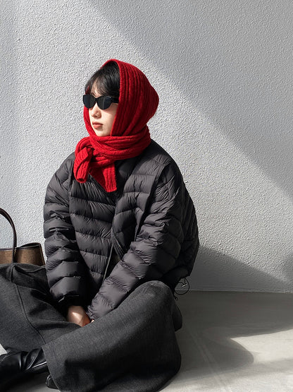 【cimz6383】實拍高領寶款排骨白鴨絨外套（白鴨絨90）251120