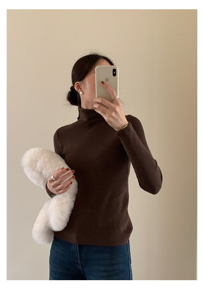 【H5525】實拍冬季7色高領毛織衫251125