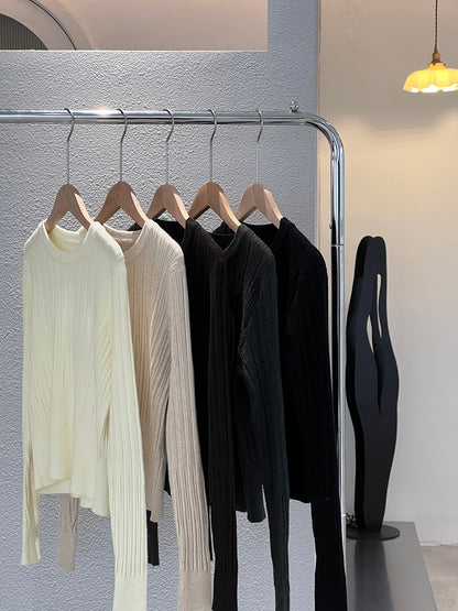 【cimz100789】實拍法式高級感收腰顯瘦針織衫＋針織長裙(分開下單）251120