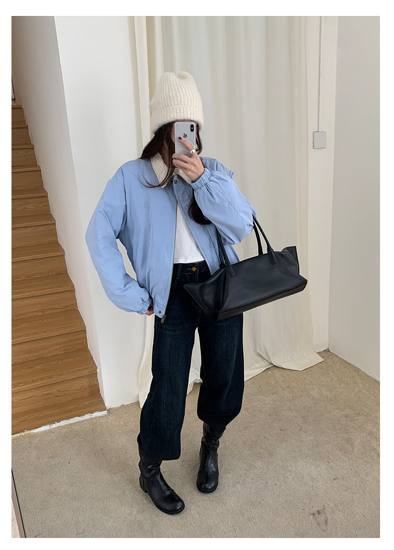 【H5483】實拍S~XL復古加厚水洗直筒牛仔褲251109