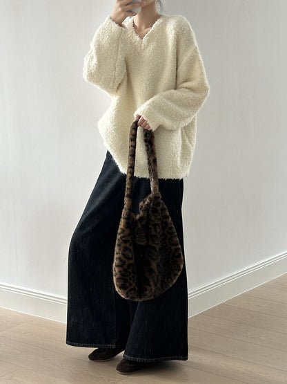 【YK259】實拍冬季慵懒奶呼呼針織毛衣+可拆卸披肩帽子(羊毛12%)251113