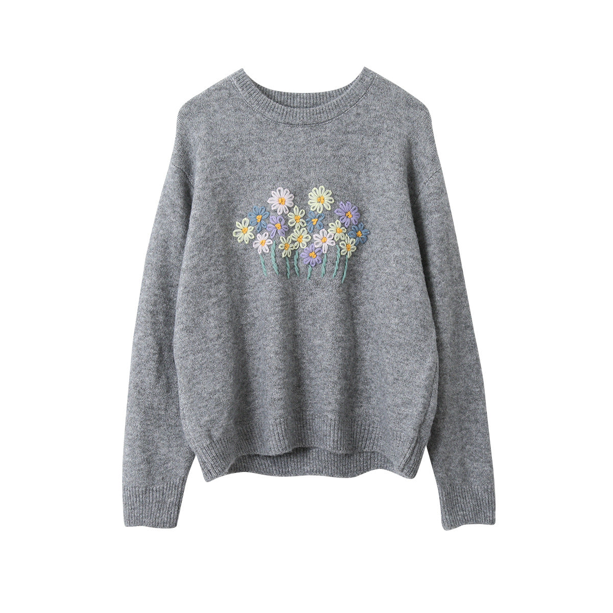 【LD11038】實拍立體小花針織衫251202