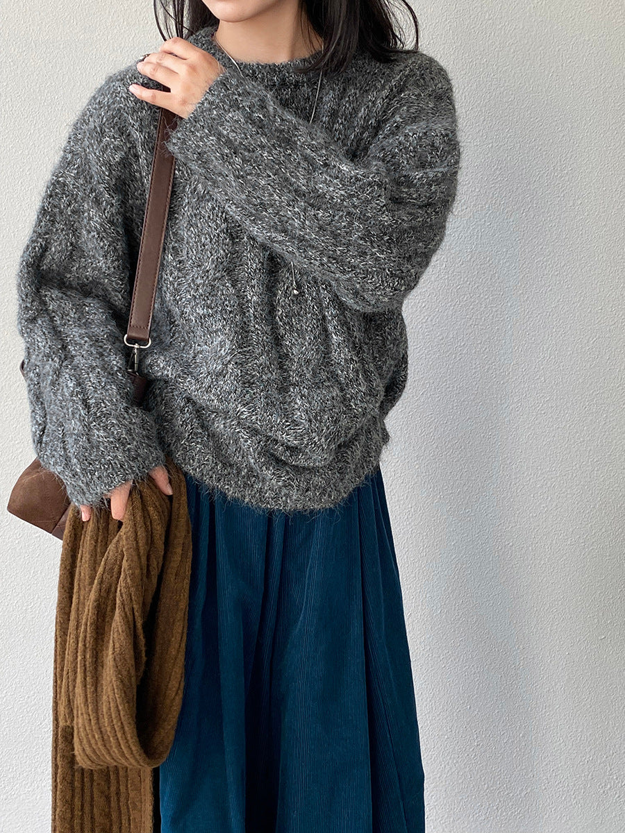 【cimz0307】實拍高級軟糯加厚針織毛衣(羊毛8％）251201