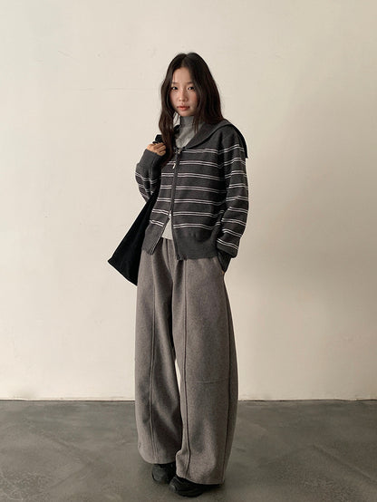 【LD11041】實拍羊绒簡約高領長袖T恤251202