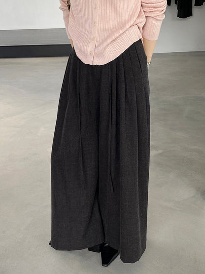 【cim1619】實拍韓系高級百搭壓褶垂感西裝褲251030