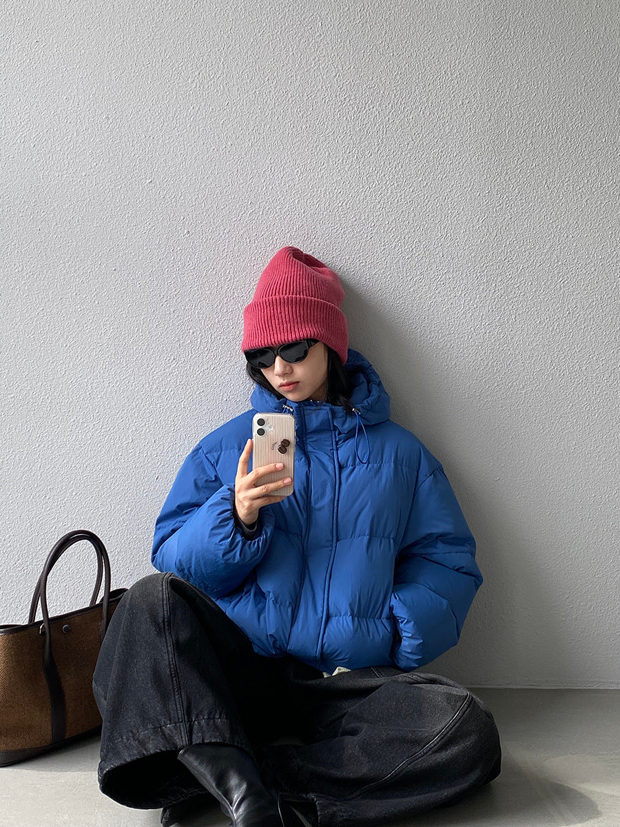 【cimz1728】實拍輕暖90％白鴨絨連帽羽絨外套251201