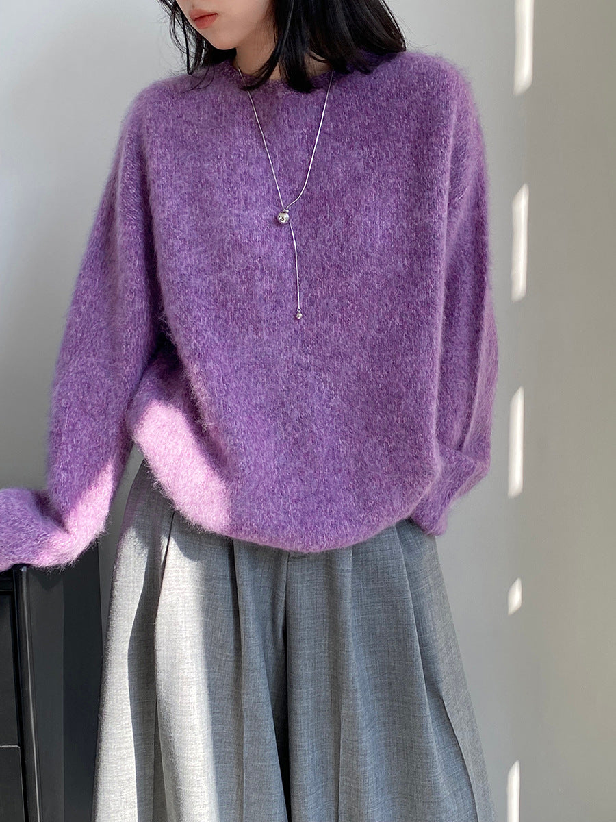 【cimz1373】實拍黑標奢柔雲朵 95羊毛5羊絨慵懶加厚針織毛衣251128