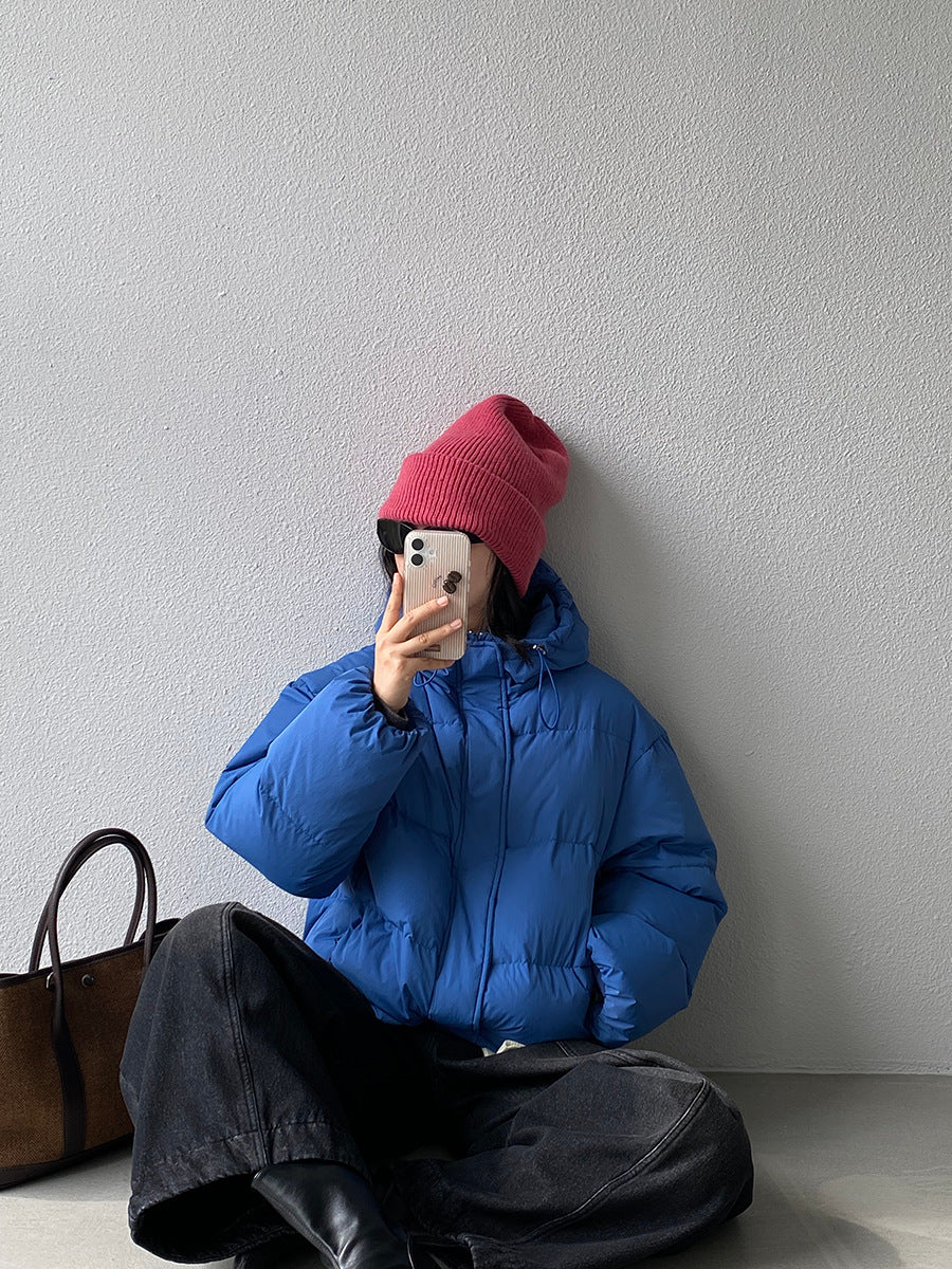 【cimz1728】實拍輕暖90％白鴨絨連帽羽絨外套251201