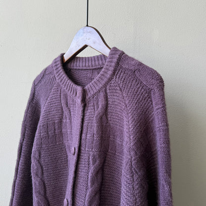 【YP2556】實拍微甜圓領包扣麻花針織外套251023