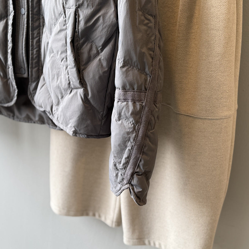 【Y82653】實拍輕保暖羽絨外套(含90％白鴨絨)251016