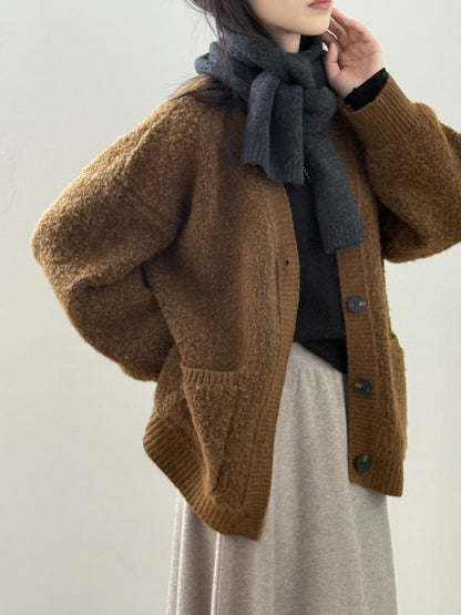 【Y237】實拍慵懶針織毛衣外套(含羊毛6%)251106