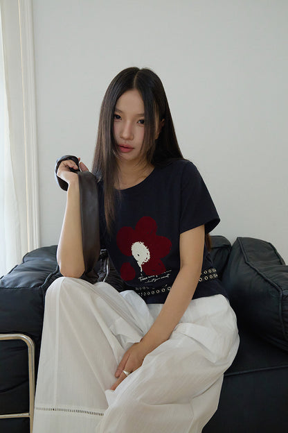【L3020】實拍棉麻高腰九分寬鬆顯瘦寬褲250721