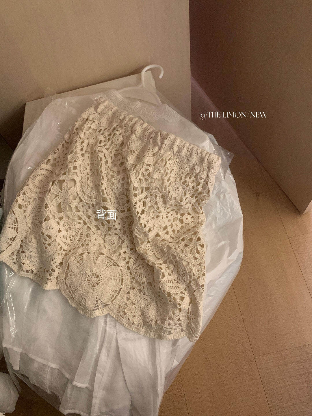 【L10675】溫柔仙女系🕊️重工設計感鏤空蕾絲鉤花休閒半身長裙260511