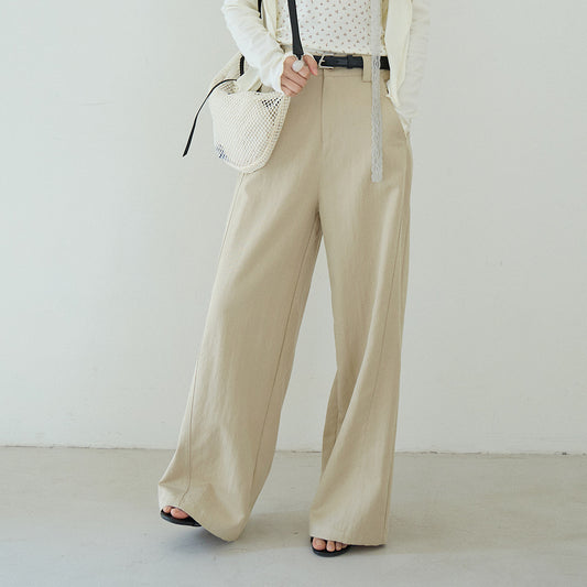 【LD11178】實拍韓系慵懶鬆弛感☁️百搭高腰水洗直筒休閒寬褲260317