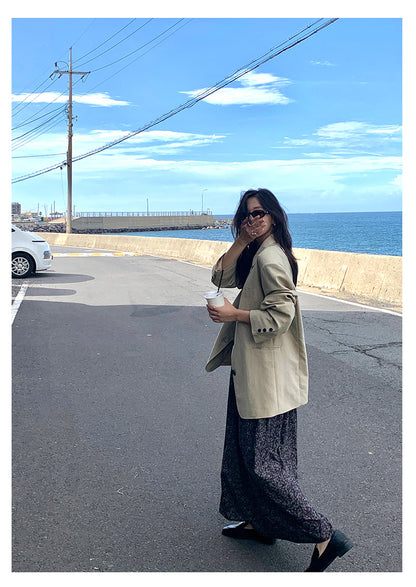 【H5385】實拍韓版秋季顯瘦休閒西裝外套250902