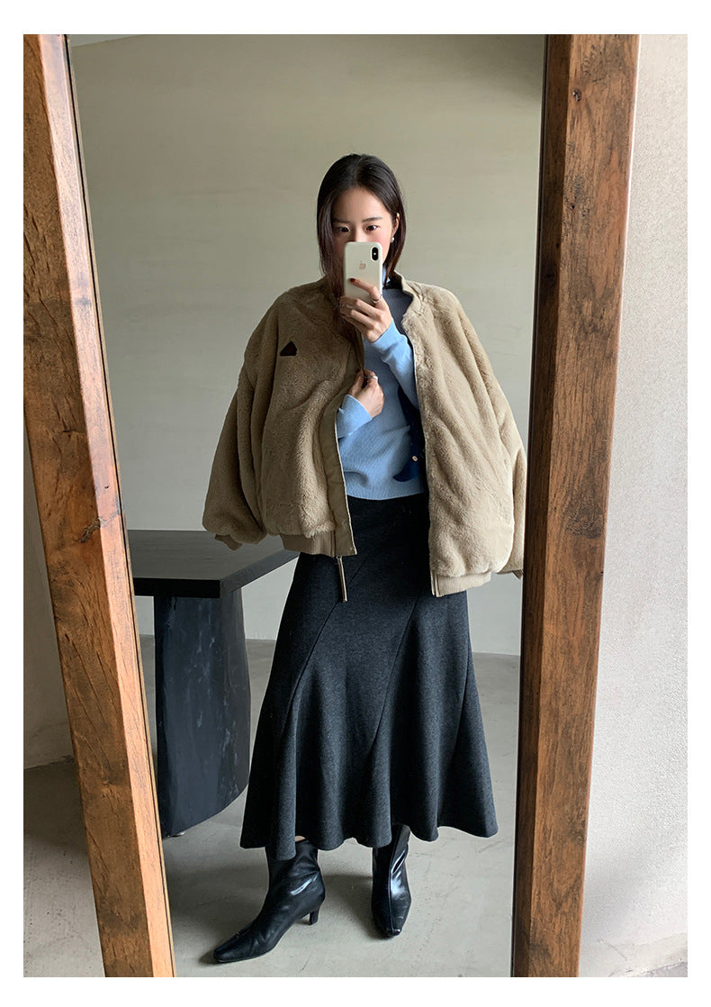 【H5525】實拍冬季7色高領毛織衫251125