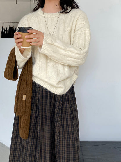 【cimz0307】實拍高級軟糯加厚針織毛衣(羊毛8％）251201