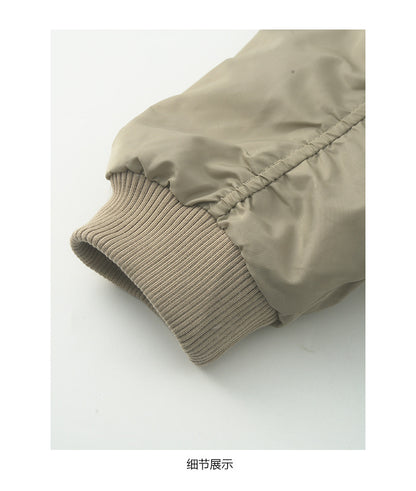 【H5526】實拍兩面穿|絨毛加厚棉服風衣外套251125