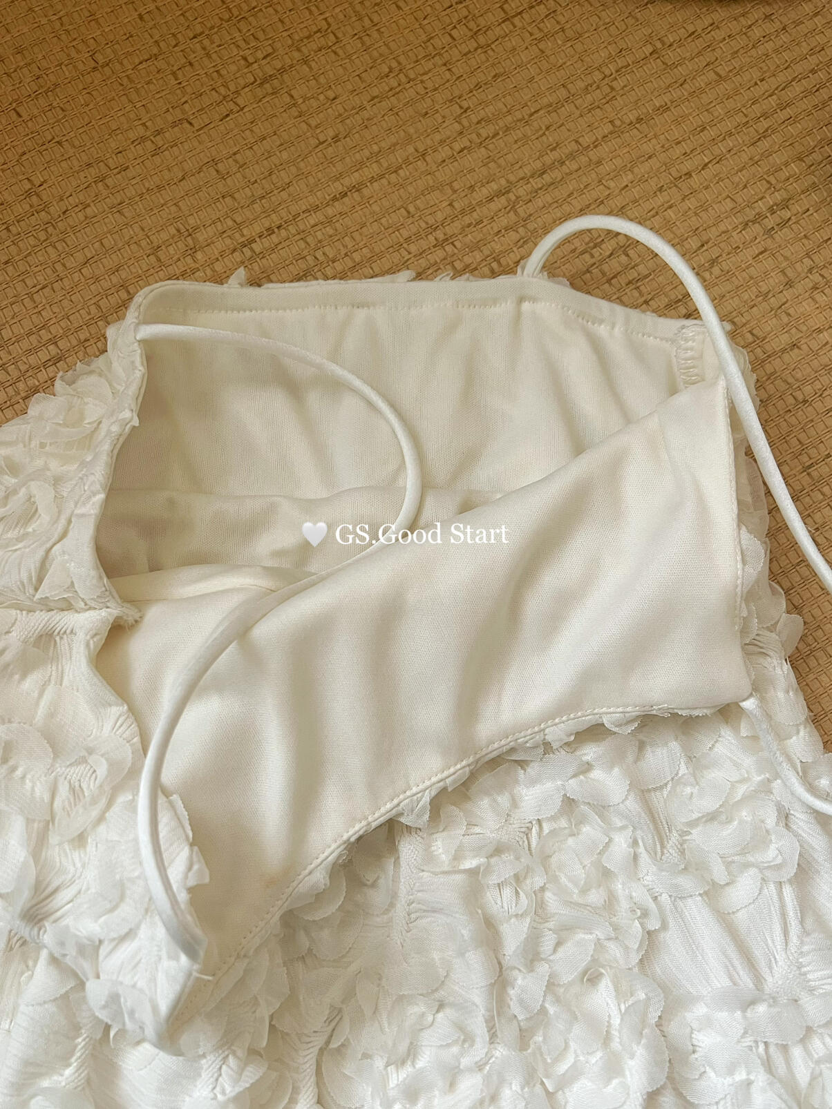 【LM0136X】夏日法式純慾風🕊️仙氣網紗立體花朵細肩帶娃娃裝260323