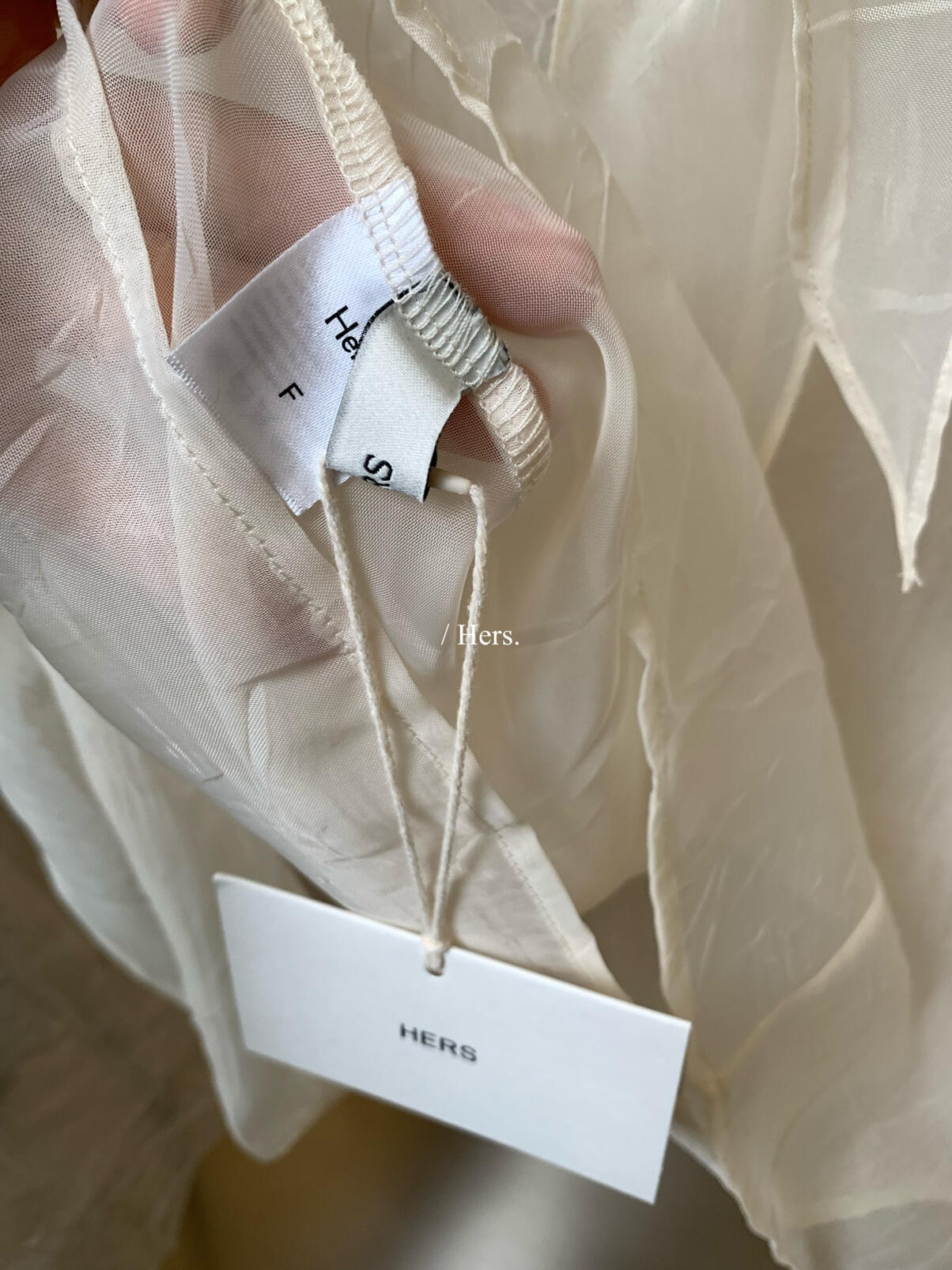 【L80333】Hers高CP值套裝！韓版微透綁帶薄長袖上衣+內搭細肩帶背心260323